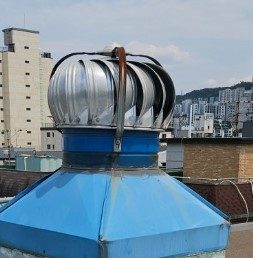 경기 안성 벤추레이터 교체 시공 전