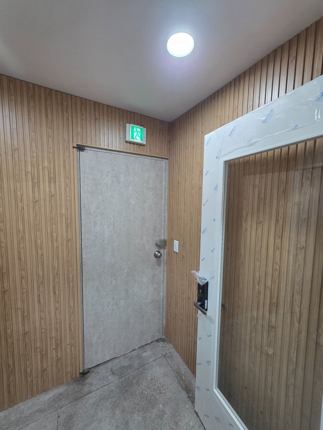 분당 학원 입구 템바보드 마감